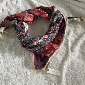 Anthropologie Multicolor Geometric Scarf